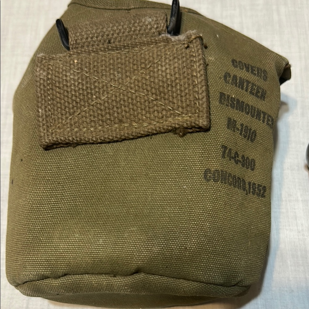 US Military Style Green and Silver Canteen Set with its cup. - Picture 2 of 10